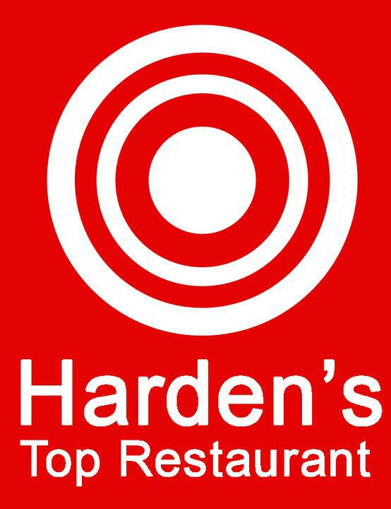 Harden's Top Restaurant logo. The Grand Eastern Indian Restaurant, Bath